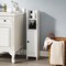 Slim Bathroom Storage Cabinet Narrow Floor Cabinet 8 Inch Wide Space Saving Organizer With Shelves